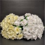 Krizantém csokor x33 + levél 40cm - Több színben