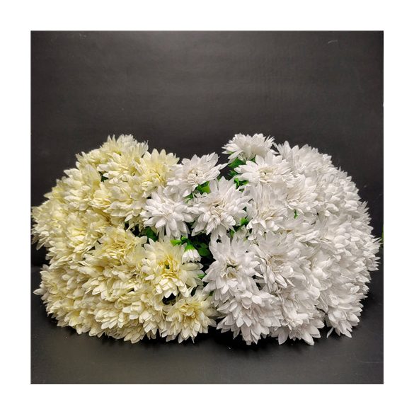 Krizantém csokor x33 + levél 40cm - Több színben