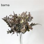 Apróvirágos bokor 31cm 5ág - Barna