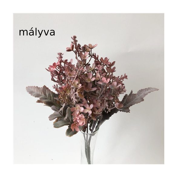 Apróvirágos bokor 31cm 5ág - Mályva
