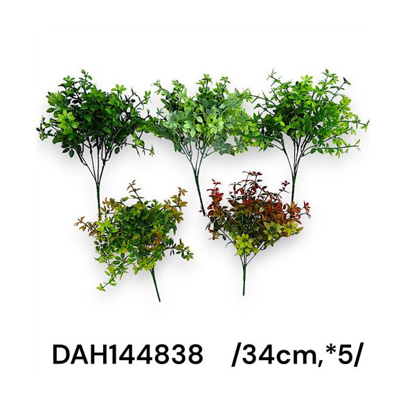 Aprólevelű bokor 34cm - Több színben