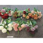 Gömbdália csokor 47cm - Több színben