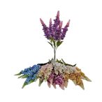 Szarkaláb csokor x5 55cm - Több színben