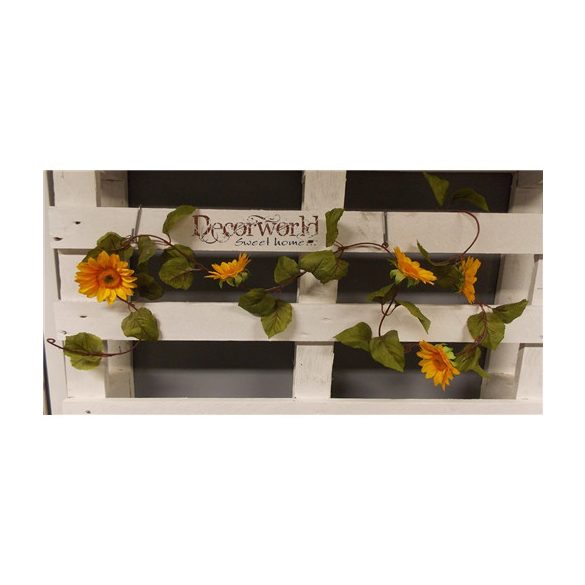 Napraforgó girland 10cm fej 160cm