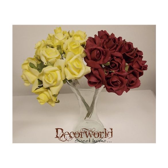 POLY.nyílott rózs  12szál