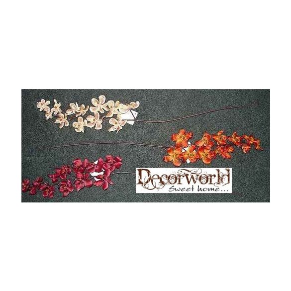 Orchidea szál 12 fej - 3színben