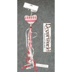 Norvégmintás szív akasztós