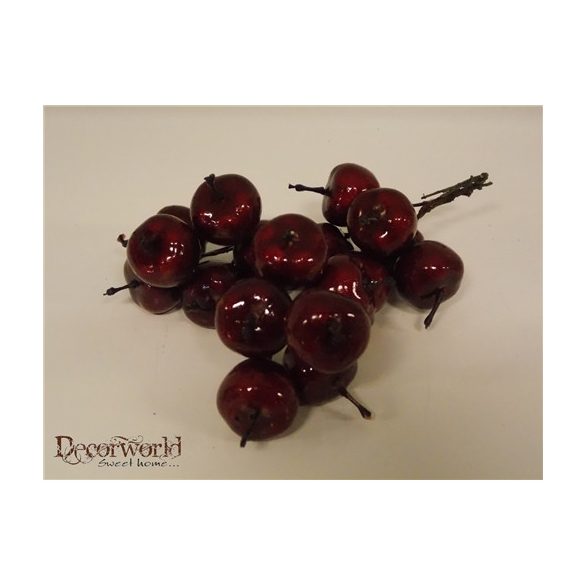 Piros bogyópick alma 2cm S/6