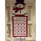 Óriás filc adventi naptár - Hóember