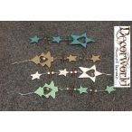 Fa ajtódísz+cseng+golyó - 4 féle