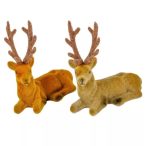 Flokkolt gímszarvas fekvő 13cm -2féle