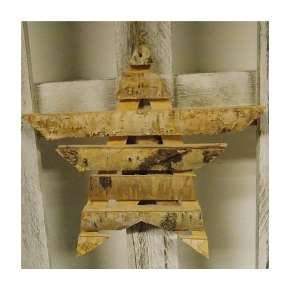 Faháncs csillag akasztós 30 cm