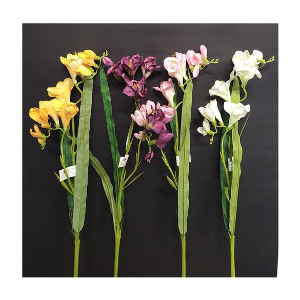 Élethű frézia ág x2 - 4 színben