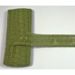 Csipkeszalag 1cm - Zöld