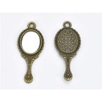 Fém medál tükör - Bronz 5db/csomag