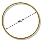 Fém karika 30cm - Arany