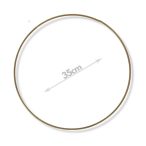 Fém karika 35cm - Arany