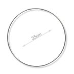 Fém karika 35cm - Ezüst