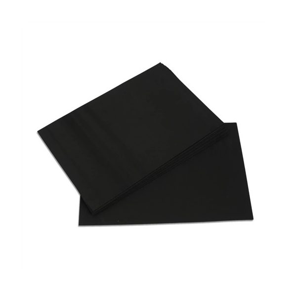 Dekorgumi 2mm A4 - Fekete S/10