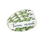   Nyomtatott dekorkarton 8x4 cm - Tanár úrnak ovál tábla (3db/csom.)