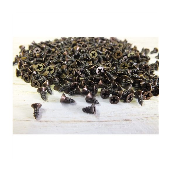 Csavar 4,5x6 mm - Antikbronz 100db/csomag