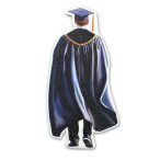   Nyomtatott fa tábla "Diplomaosztó ballagási fiú 12,5cm