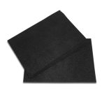 Dekorgumi glitteres 2mm A4 - Fekete S/10