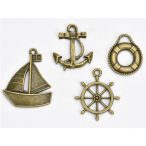 Fém medál hajós csomag - 5db/csomag