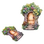   Nyomtatott dekorkarton 7 cm - Tündérajtó Lagoril (kicsi) 2db/csom.