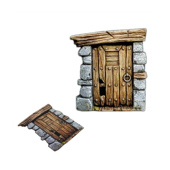 Nyomtatott dekorkarton 14 cm - Koboldajtó