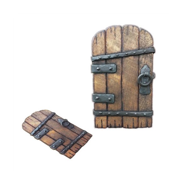 Nyomtatott dekorkarton 14 cm - Törpajtó erdei