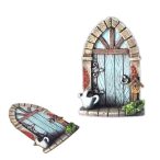 Nyomtatott dekorkarton 14 cm - Törpajtó kannás