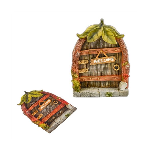 Nyomtatott dekorkarton 14 cm - Manóajtó welcome