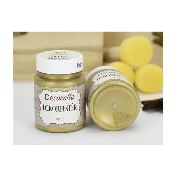 Metál akrilfesték 60ml - Arany