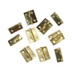   Zsanér kicsi 270fokban nyílik 1,3x1,8cm - Arany 10db/csomag