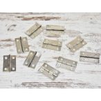 Zsanér nagy 1,7x2,5cm -  Ezüst 10db/csomag