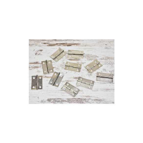 Zsanér nagy 1,7x2,5cm -  Ezüst 10db/csomag