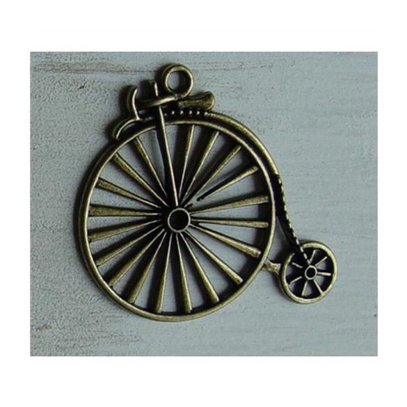 Retro kerékpár velocipéd 5x4,5 cm - 5db/csomag