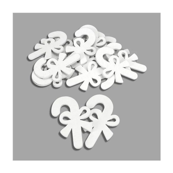 Fehér nyalóka pálcika 5cm 15db/csomag