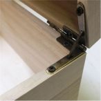 Fém támasztó zsanér + csavarok 4db/csomag 28x22 mm