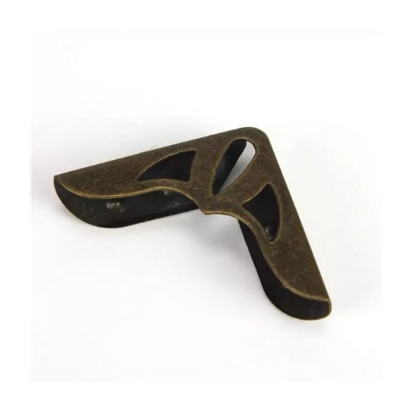 Fém sarokvédő elem 2,2x2,2cm - 8 db/csomag