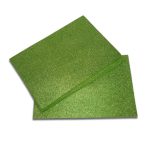 Dekorgumi glitteres 2mm A4 - Oliva S/10