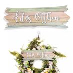 Nyomtatott dekorkarton - Édes Otthon pasztell tábla 7x20cm