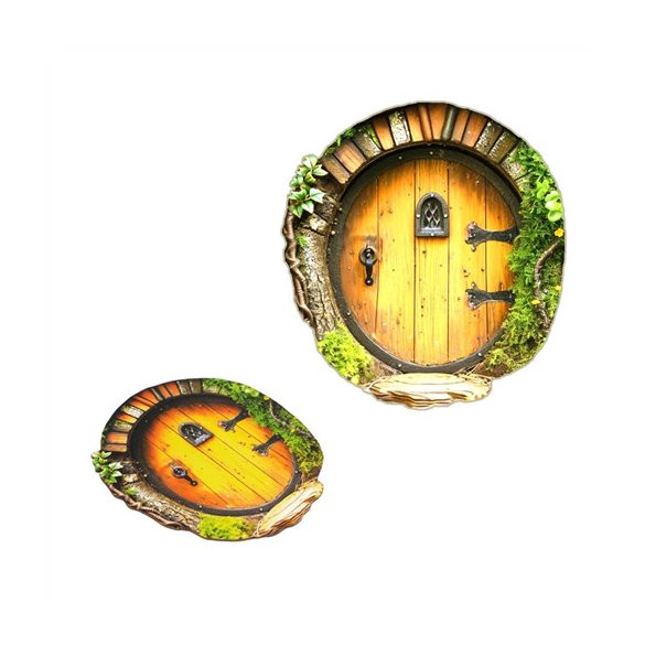 Nyomtatott dekorkarton 14cm - Hobbit ajtó