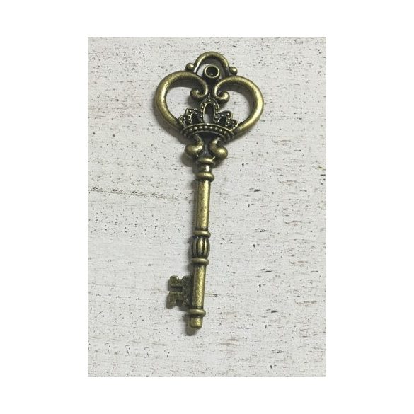 Kulcs antik nagy 8,3x3cm (csomag)