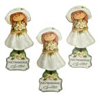  Nyomtatott dekorkarton 4x8,8cm - Nagymamának szeretettel kislány (3db/csom.)