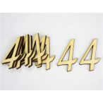 Natúr fa - Írott szám 5cm - 4-es (10db/csom.)