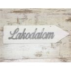 Fa - "Lakodalom" nyíl jobb 50cm fehér