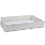 Dekortál 35x25x4 cm - Fehér