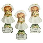   Nyomtatott dekorkarton 4x8,8cm - A legjobb mamának kislány (3db/csom.)